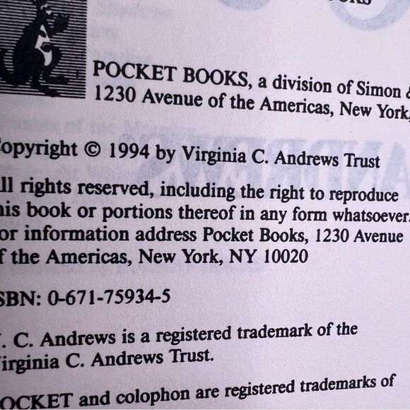 Vintage 90s VC Andrews Hardcover Bundle Nostalgia Retro - Picture 7 of 9